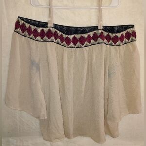 Maurice Off The Shoulder Cream Blouse 3 3xl Plus